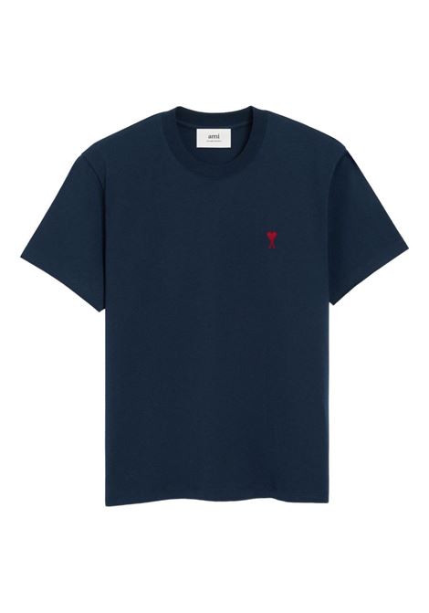 t-shirt adc nisex blu notte AMI PARIS | BFUTS035.724430